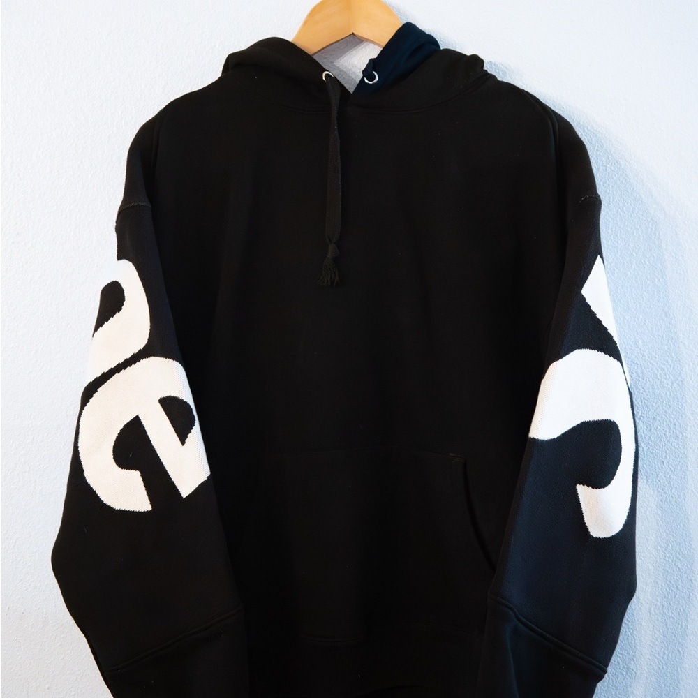 Big Logo Jacquard Hooded Sweatshirt